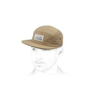 gorra Huf 5 panel beis Tundra Volley 5 Panel tobacco